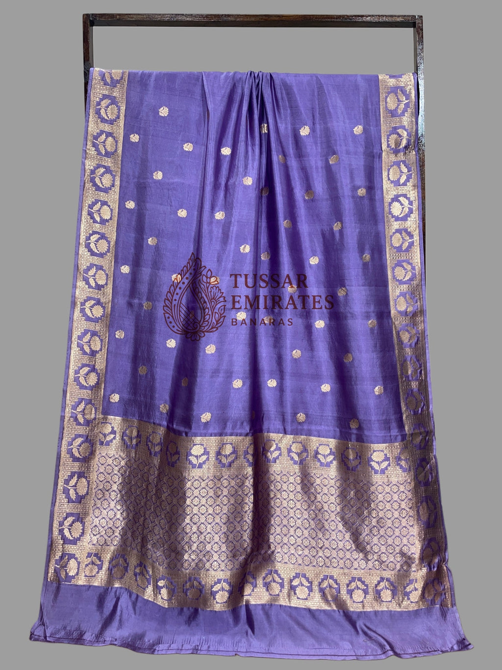 Pure Mango Silk Handloom Banarasi Saree - Tussar Emirates