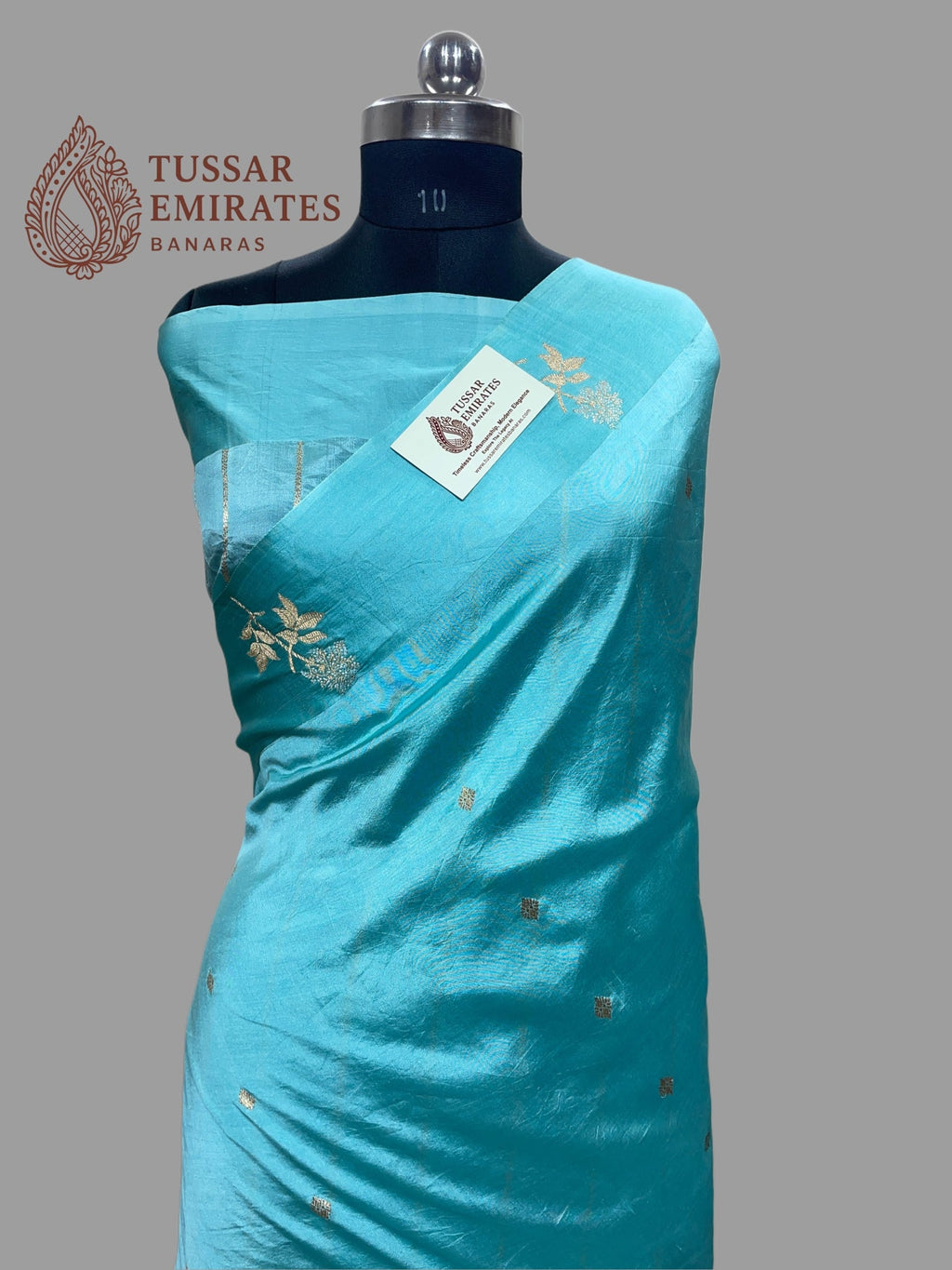 Pure Mango Silk Handloom Banarasi Saree - Tussar Emirates