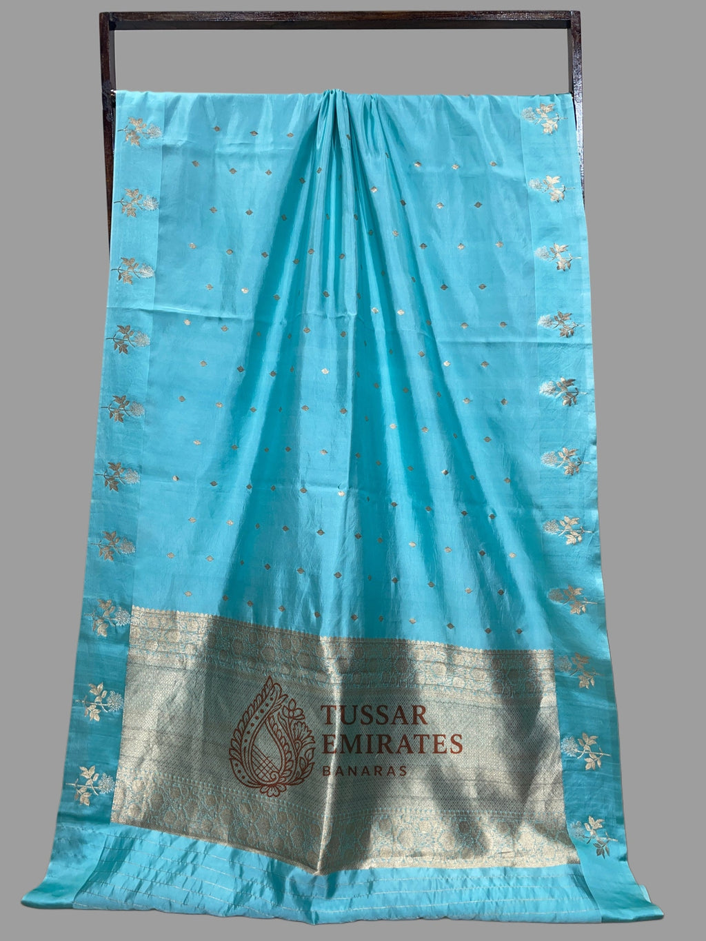 Pure Mango Silk Handloom Banarasi Saree - Tussar Emirates