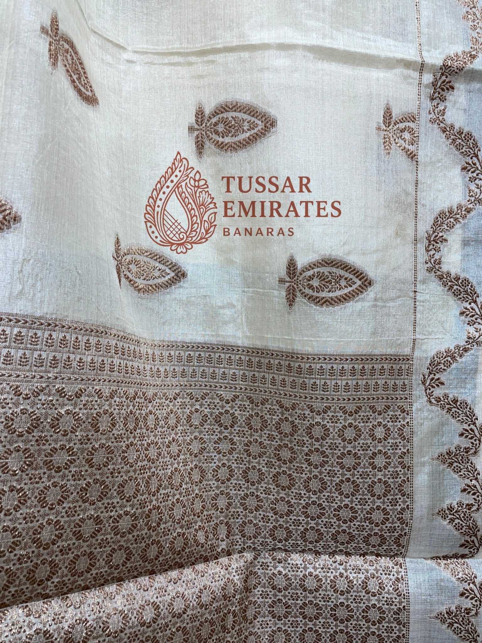 Pure Tussar Silk Banarasi Saree - Tussar Emirates