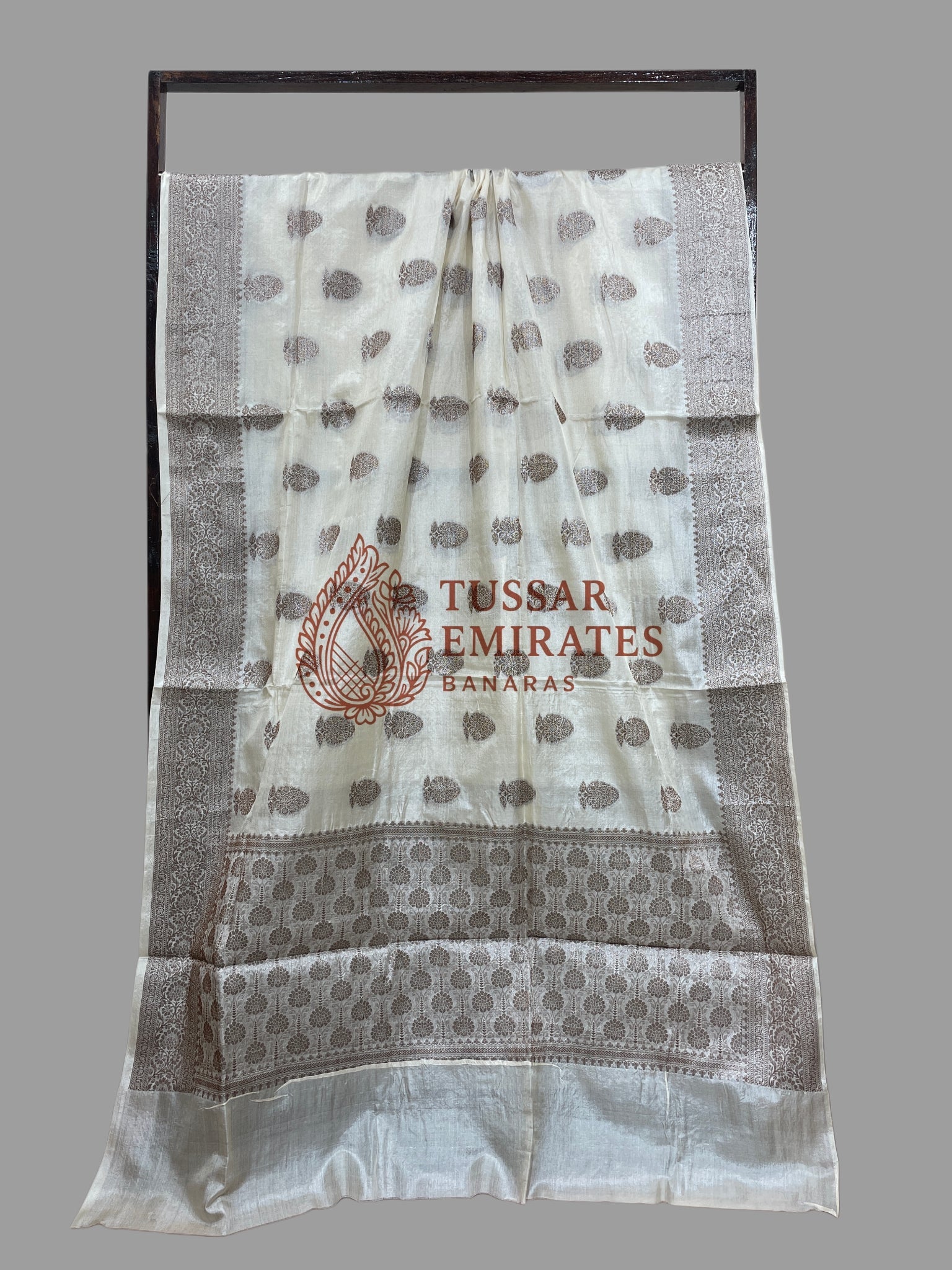 Pure Tussar Silk Banarasi Saree - Tussar Emirates