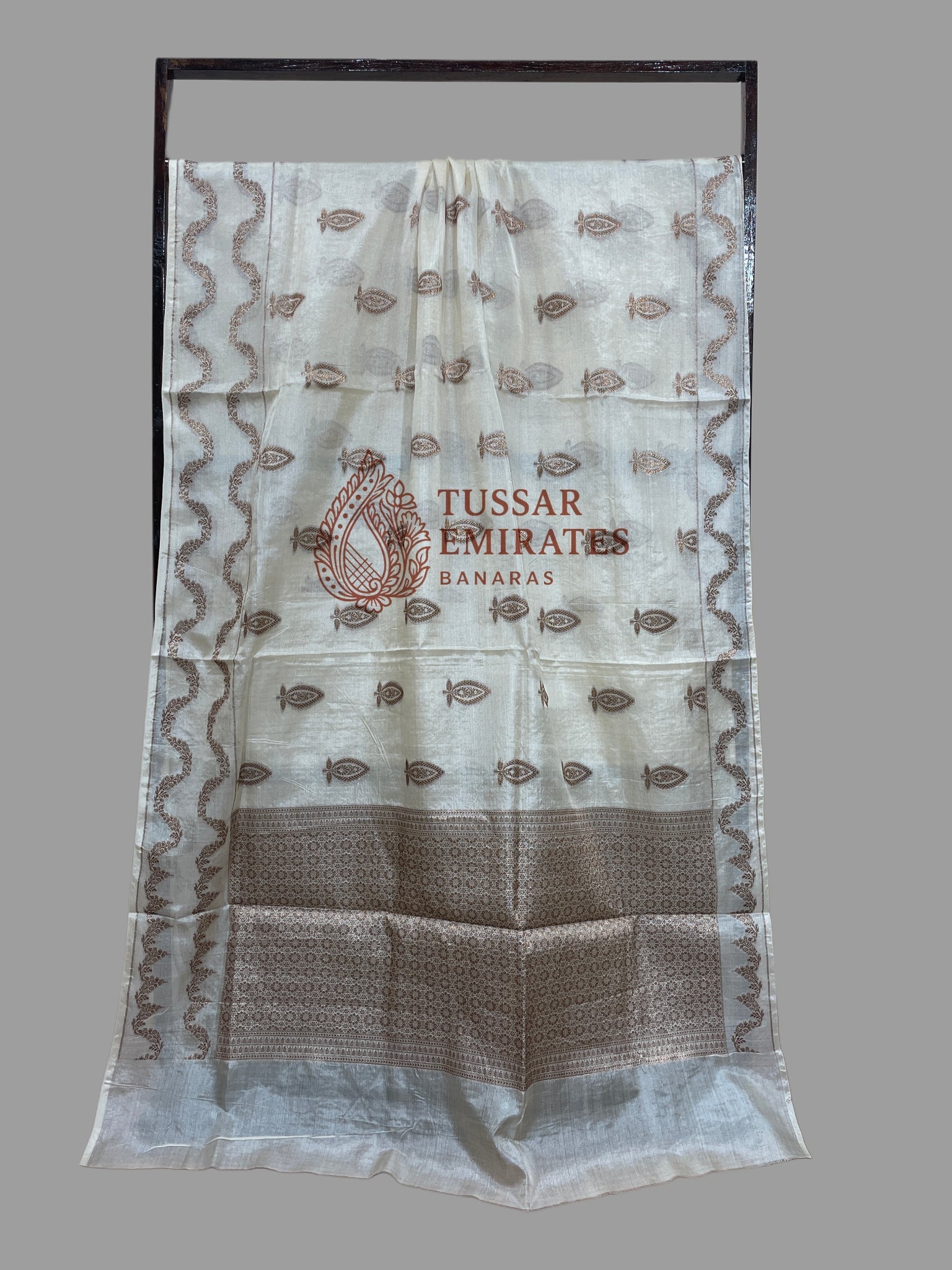 Pure Tussar Silk Banarasi Saree - Tussar Emirates