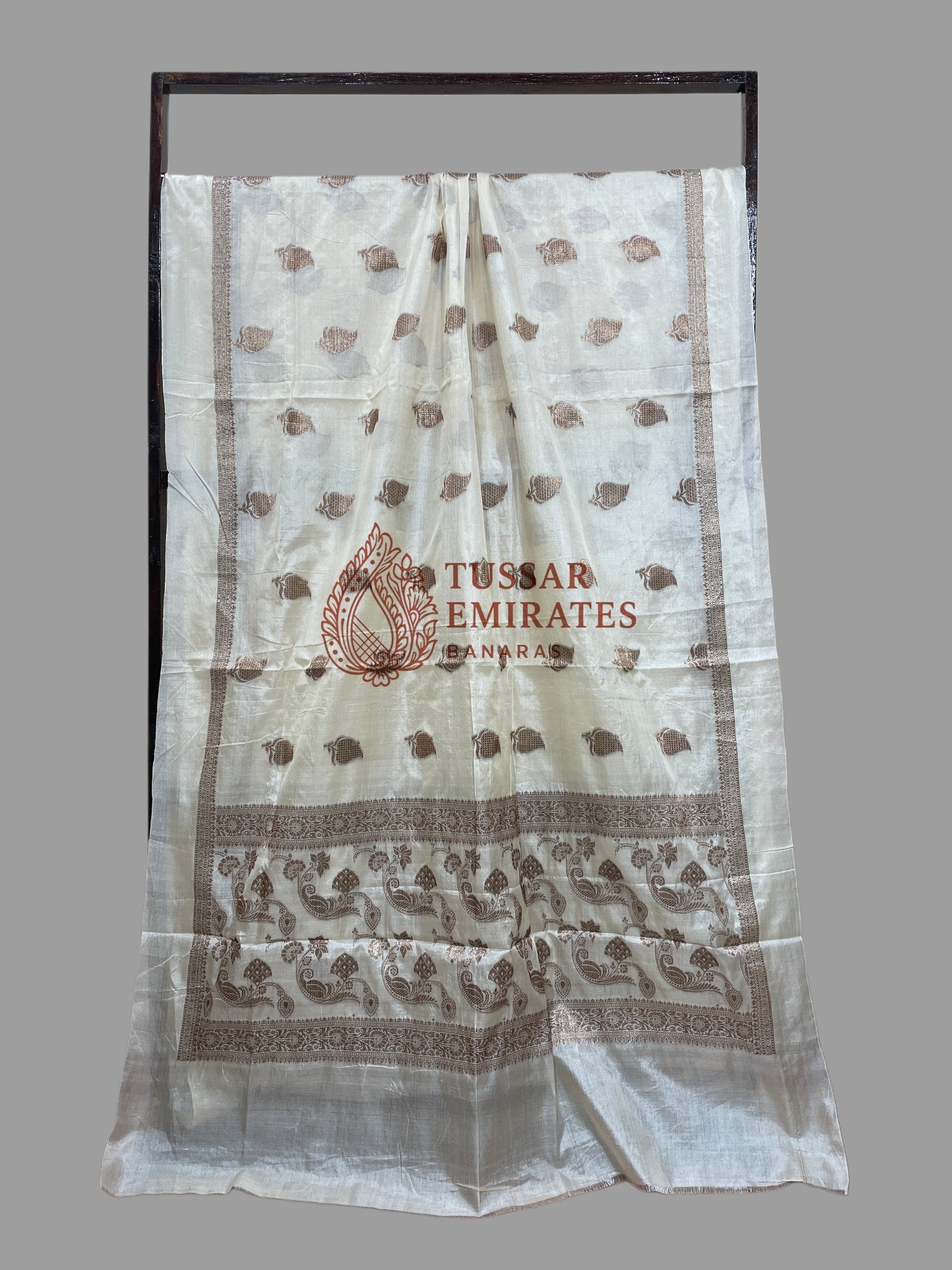 Pure Tussar Silk Banarasi Saree - Tussar Emirates