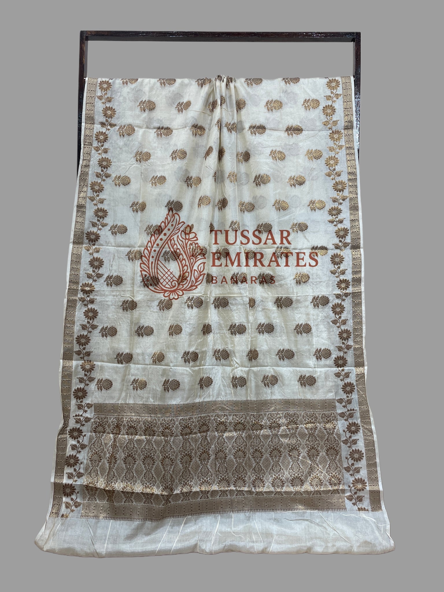 Pure Tussar Silk Banarasi Saree - Tussar Emirates