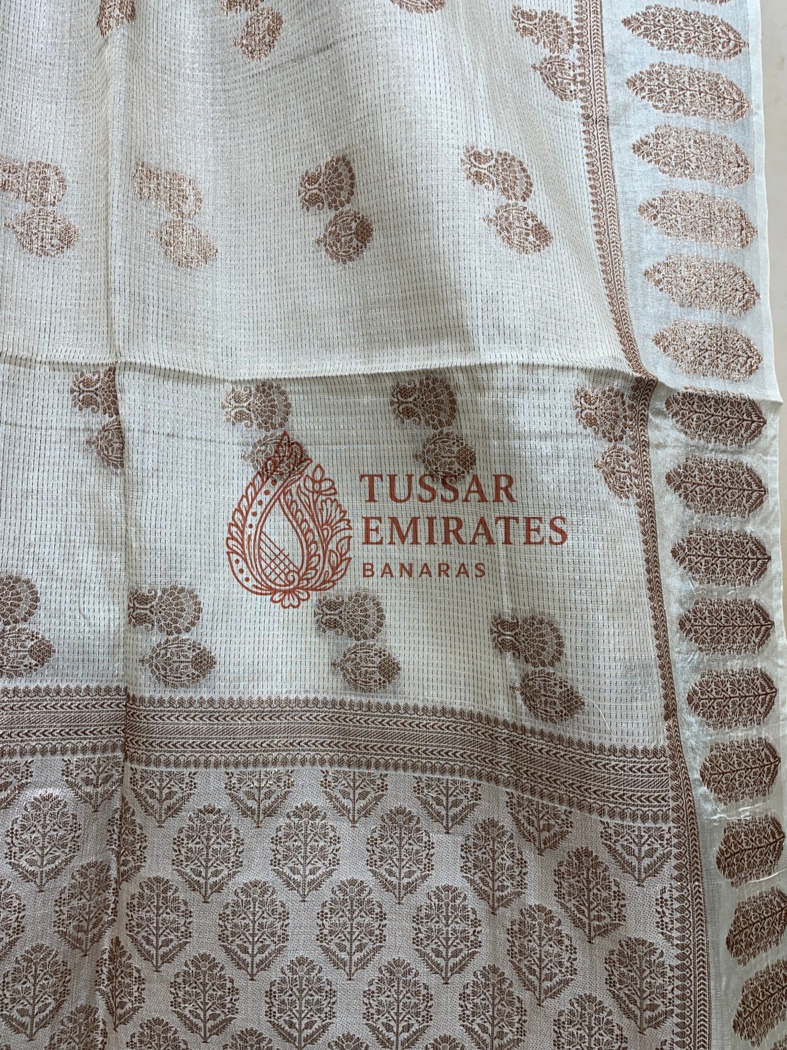 Pure Tussar Silk Banarasi Saree - Tussar Emirates