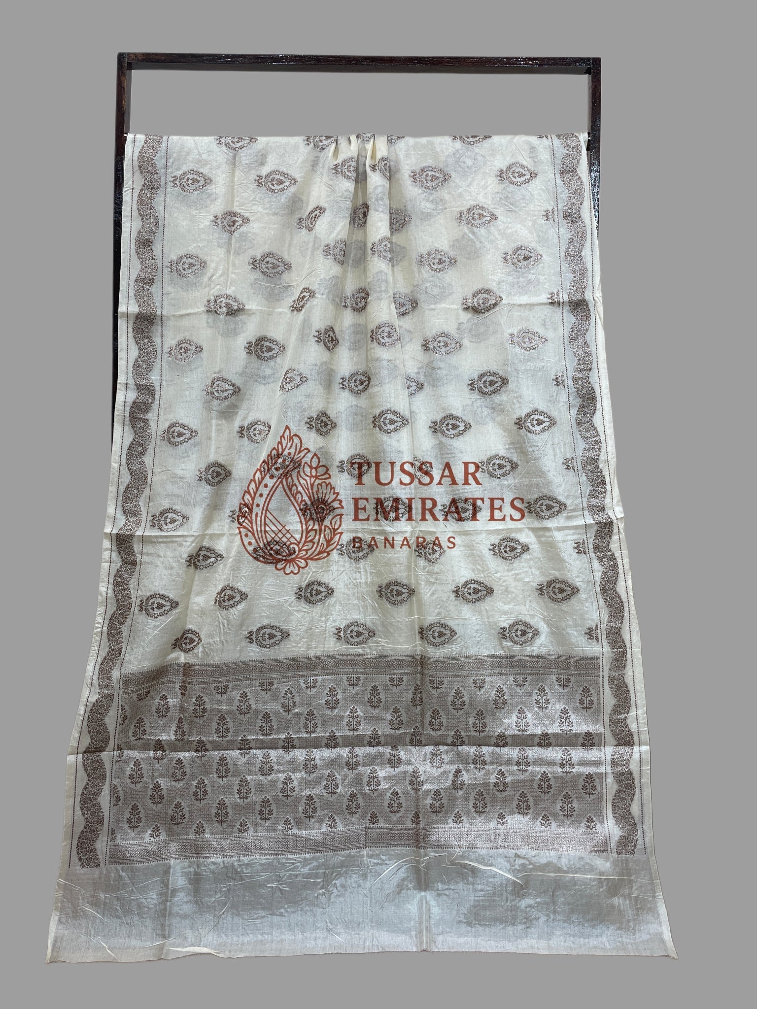 Pure Tussar Silk Banarasi Saree - Tussar Emirates