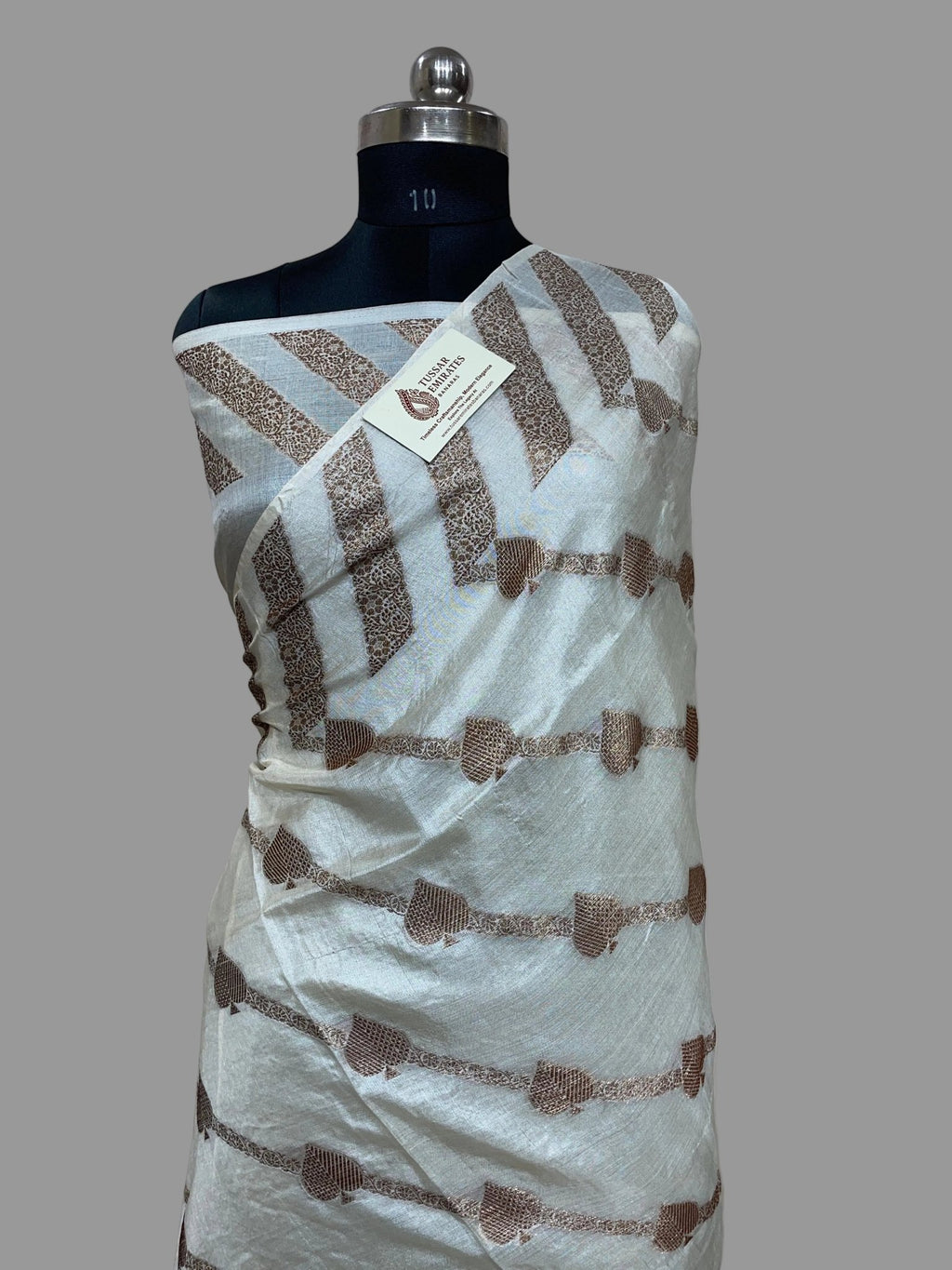 Pure Tussar Silk Banarasi Saree - Tussar Emirates