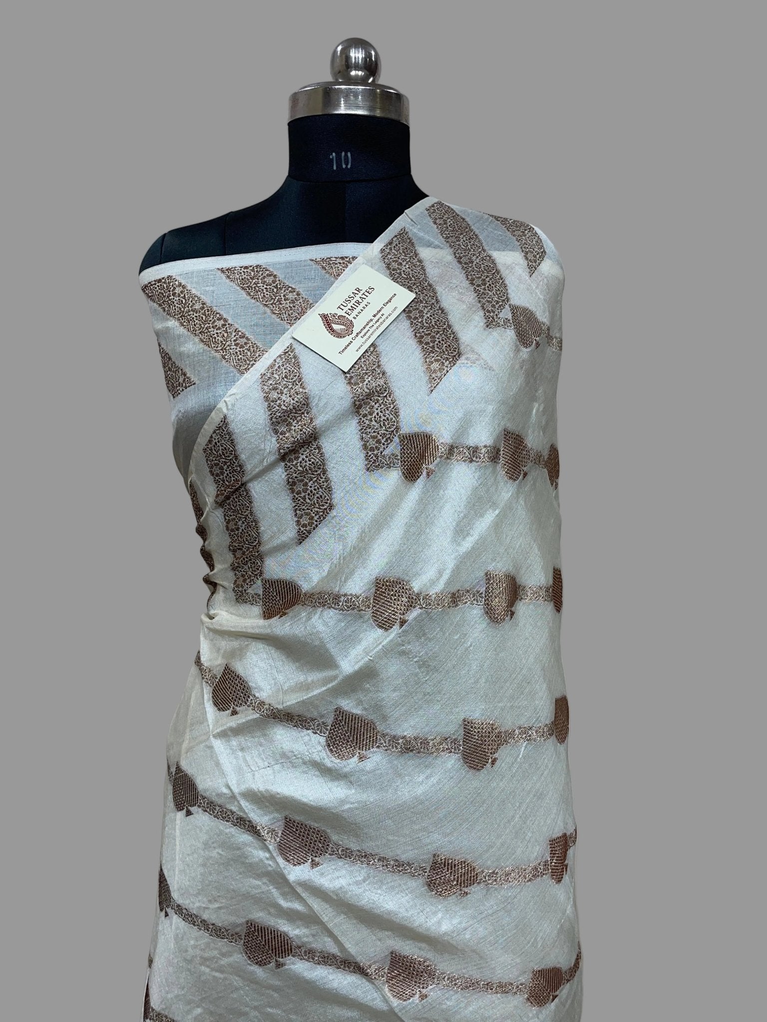 Pure Tussar Silk Banarasi Saree - Tussar Emirates