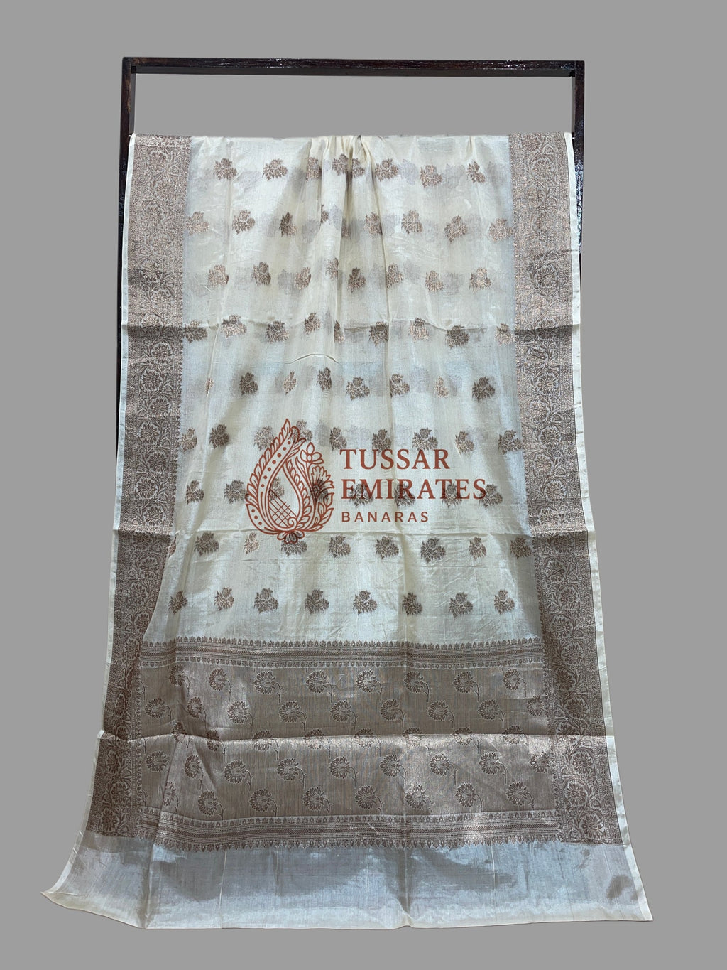 Pure Tussar Silk Banarasi Saree - Tussar Emirates