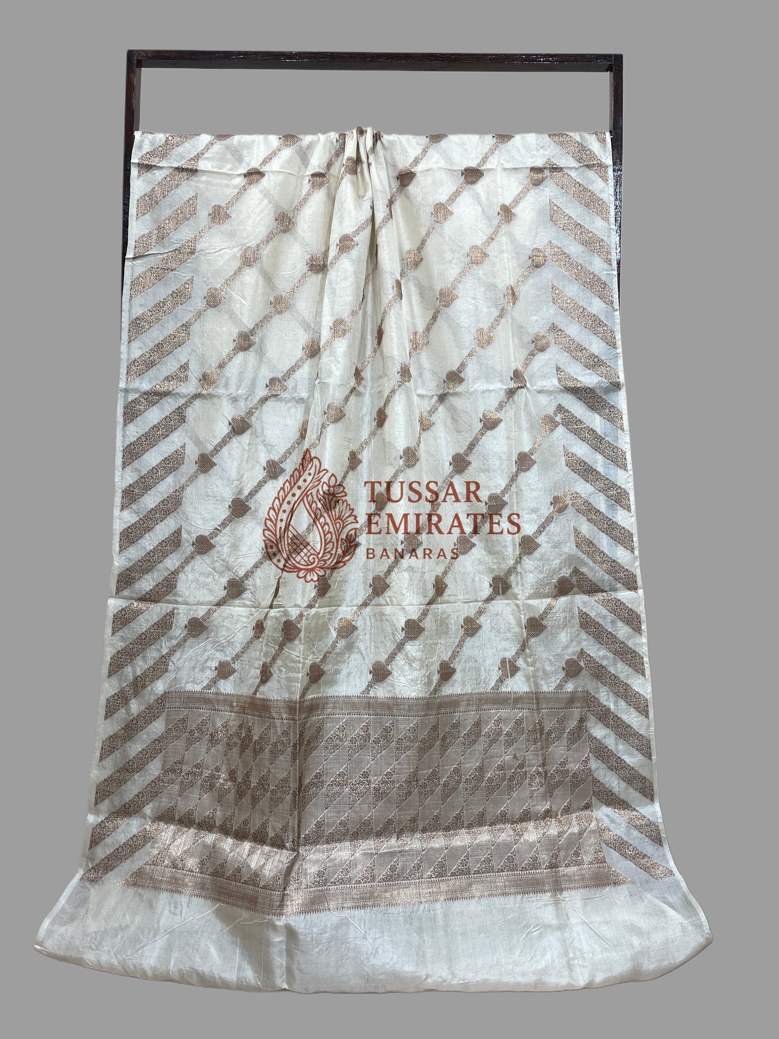 Pure Tussar Silk Banarasi Saree - Tussar Emirates