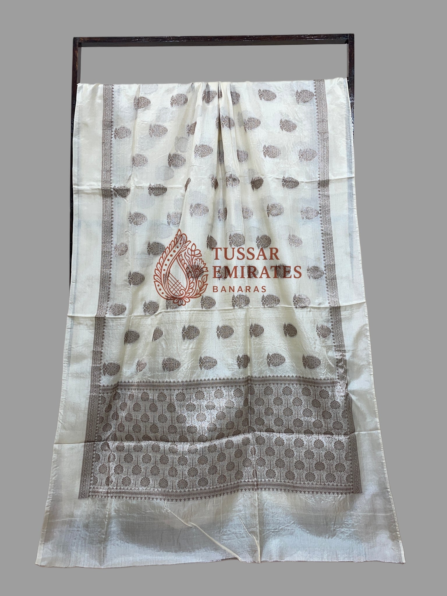 Pure Tussar Silk Banarasi Saree - Tussar Emirates