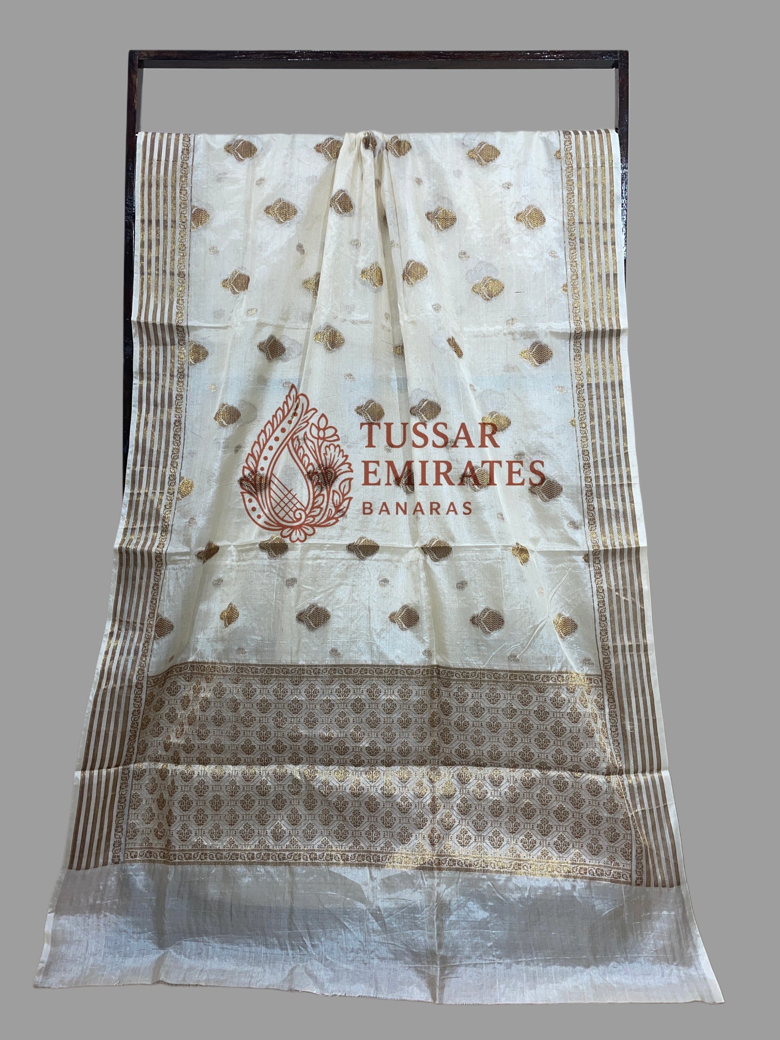 Pure Tussar Silk Banarasi Saree - Tussar Emirates