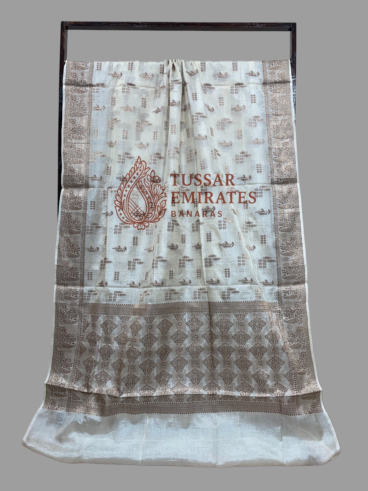 Pure Tussar Silk Banarasi Saree - Tussar Emirates