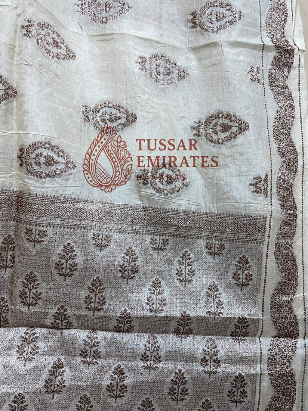 Pure Tussar Silk Banarasi Saree - Tussar Emirates