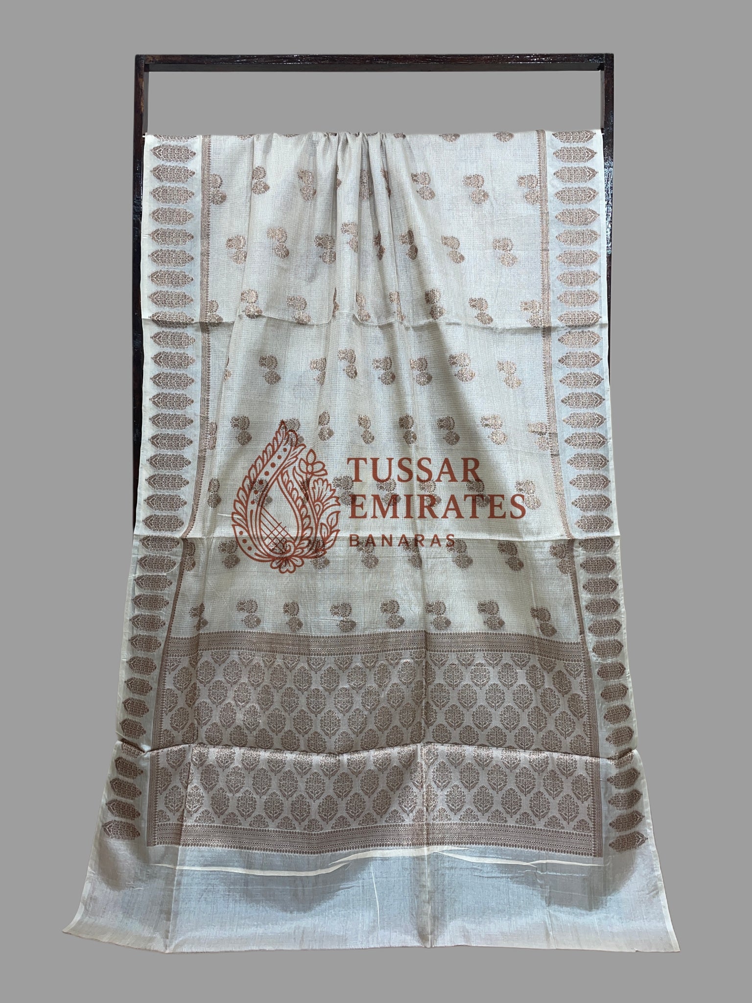 Pure Tussar Silk Banarasi Saree - Tussar Emirates