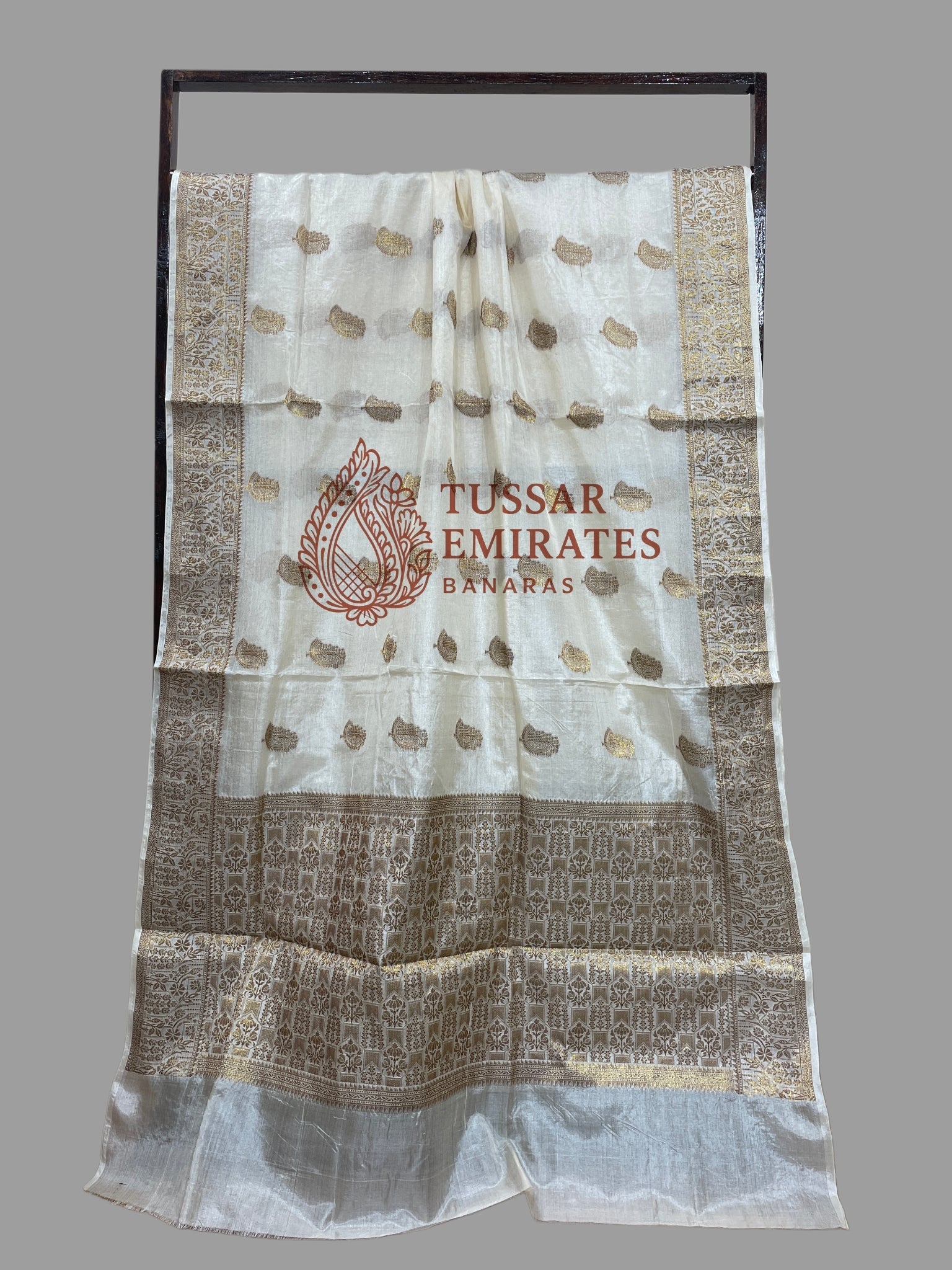 Pure Tussar Silk Banarasi Saree - Tussar Emirates